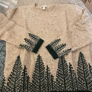 Appleseeds’ NEW wintry pines sweater PL